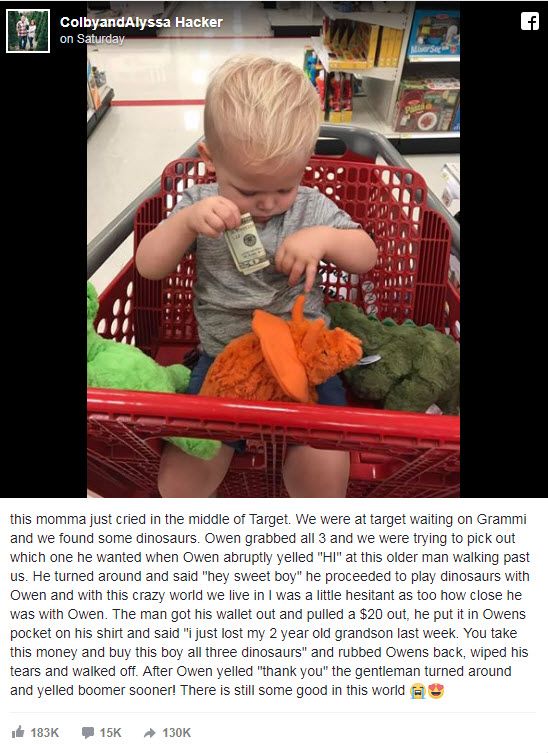 20 dollars little boy