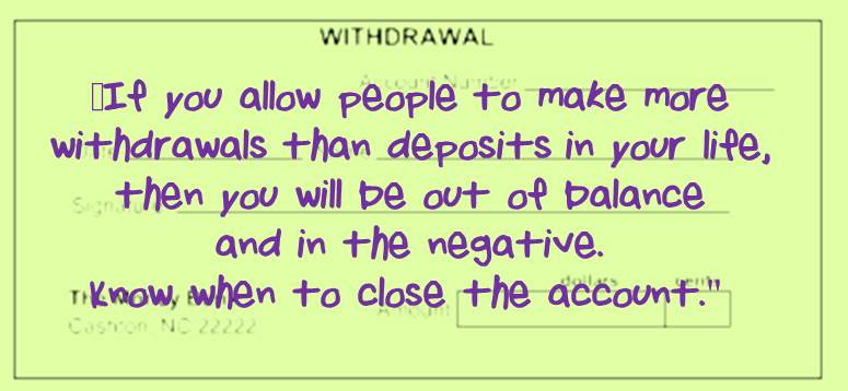withdrawal