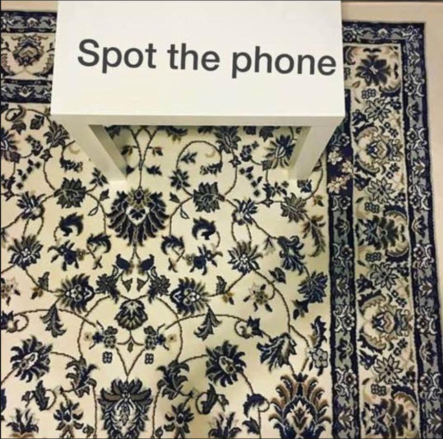 spot the phone
